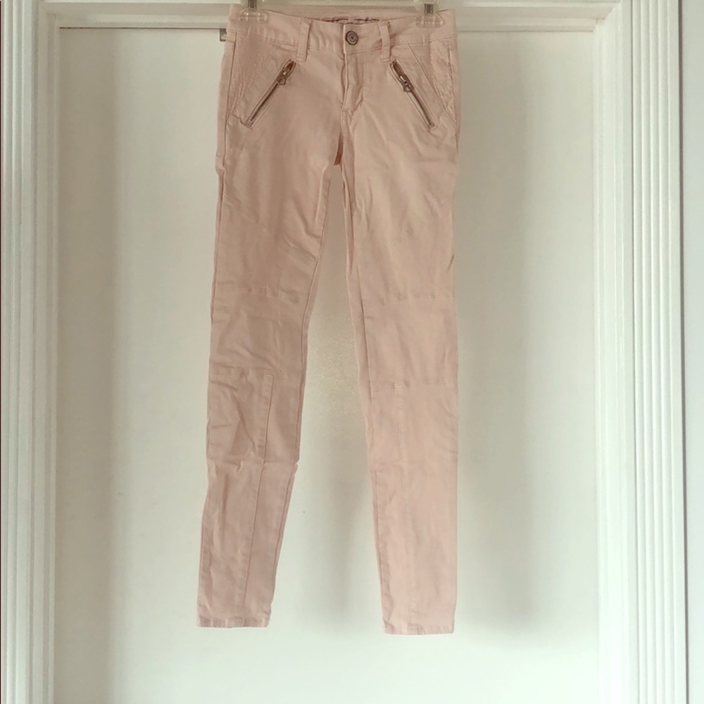 American eagle light pink stretch jeans